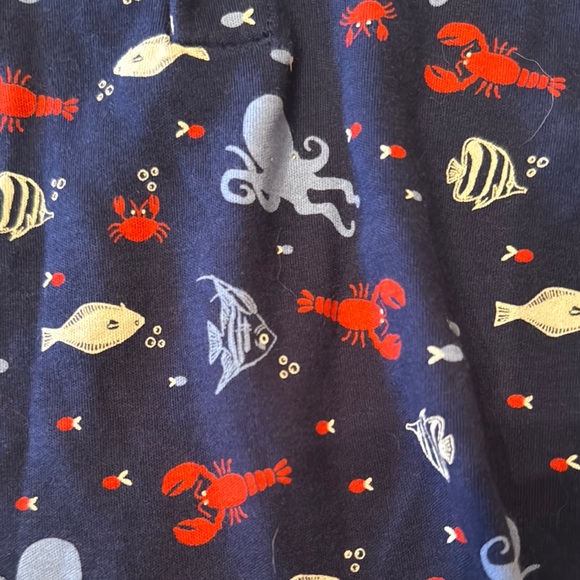 Janie and Jack Navy Nautical Baby Romper - Picture 2 of 3